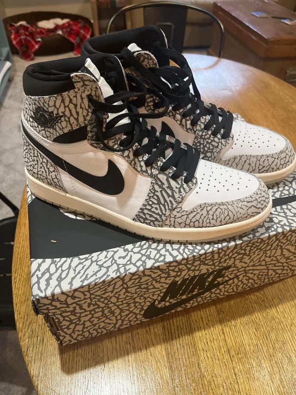 Retro High-Top Leather Men's Sneakers Black Toe | Hibbett