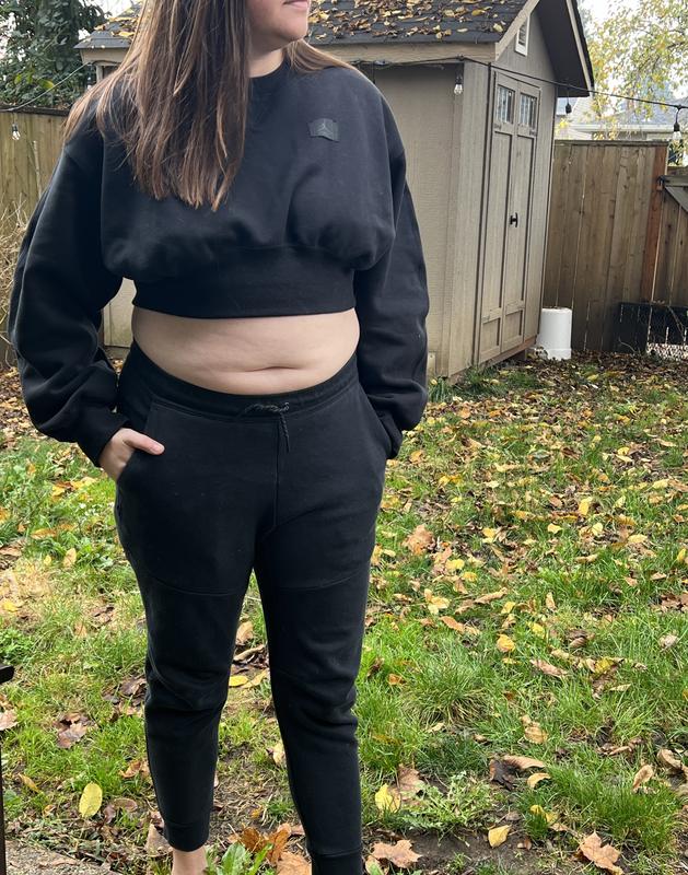 Customer photo for "Crop stretch sweat for mixed use"