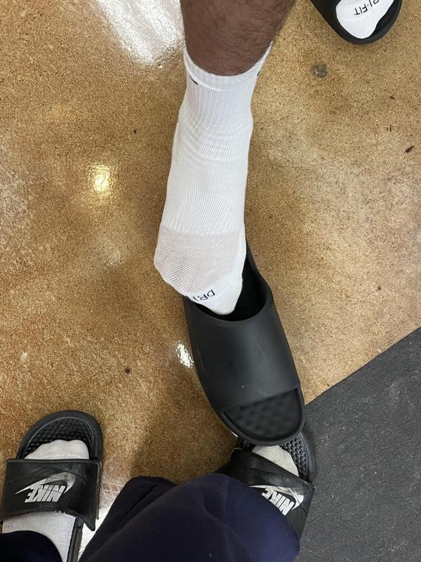 Foot visible through sock