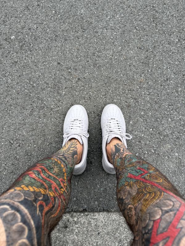 Customer photo for "Nike Air Force 1 ‘07 in Grey: A Timeless Classic with a Modern Twist"