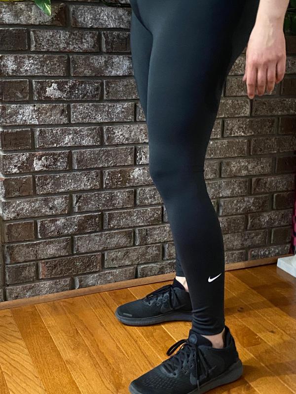 Nike Women's One Mid-Rise Leggings-Fuchsia - Hibbett