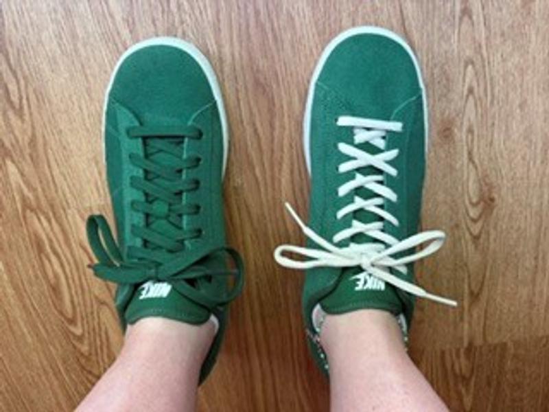Customer photo for "A Fresh Take on a Classic Tennis Shoe"