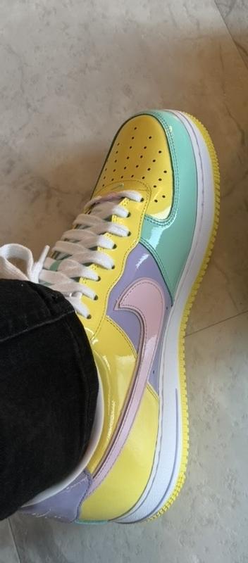 Customer photo for "“Spring on Your Feet: Air Force 1 Easter Vibes” 🐣🌈"