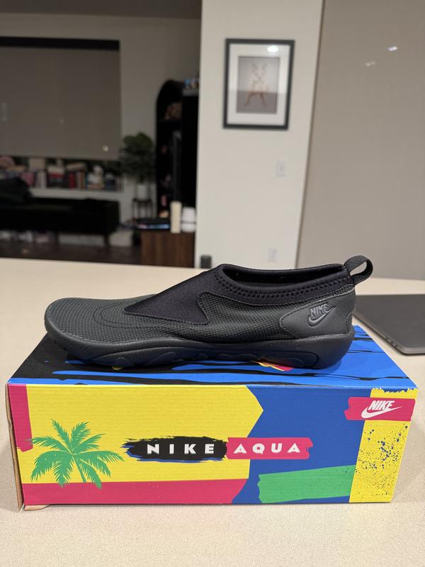 Customer photo for "Nike Aqua Water Shoes: Comfy & Perfect for Water Adventures"