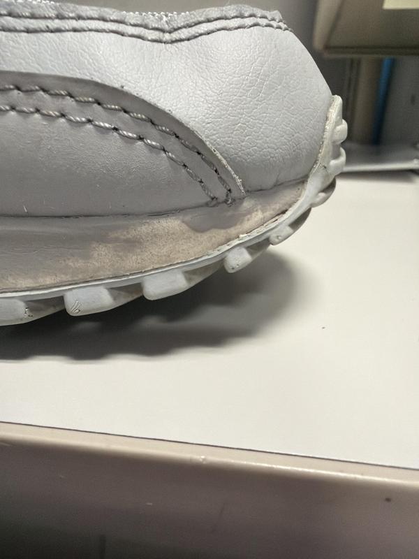 Not even 2 months old. Only wipe them with a damp cloth.