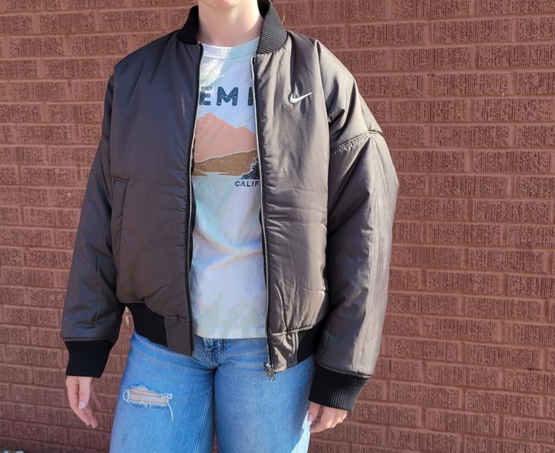 Nike Women's Therma-FIT Reversible Bomber Jacket - Macy's