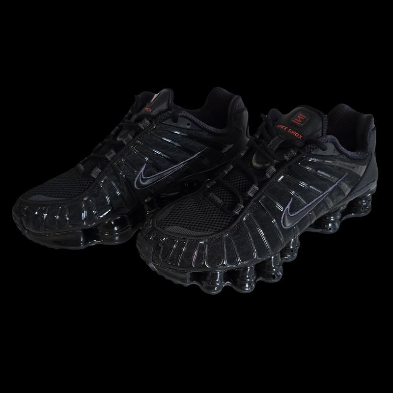 靴 Nike Shox TL \"Black/llic Hematite New Nike Shox TL Black Metallic Hematite AV3595-002 Men's