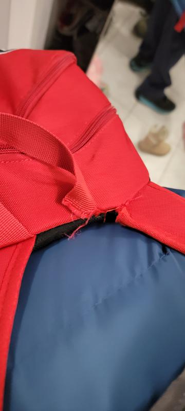Strap breaking after 2 days use by a 2nd grader
