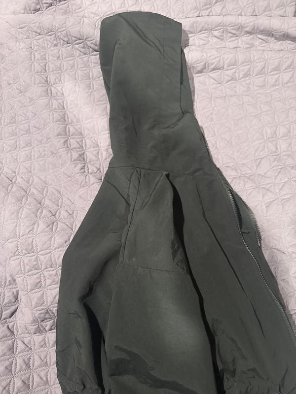 Customer photo for "Great long rain jacket"