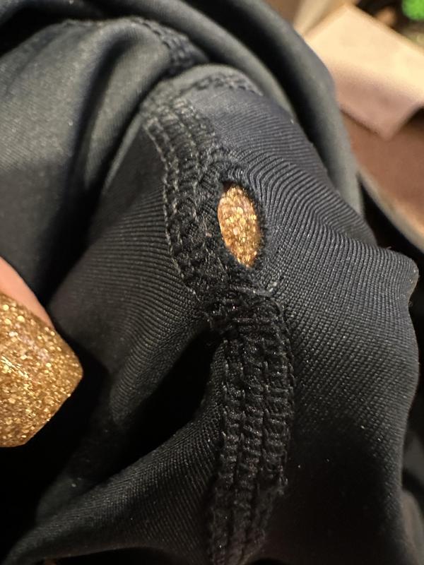 Customer photo for "Poorly stitched"