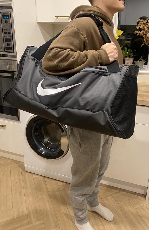 Buy Nike BRSLA Duffel Bag 9.5 (41L) In Grey