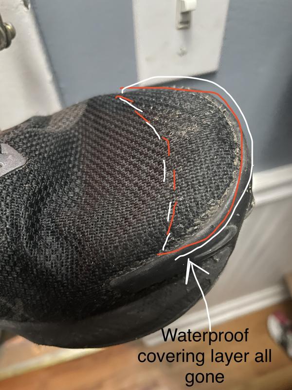 Not waterproof as Nike claim. You will get wet feet