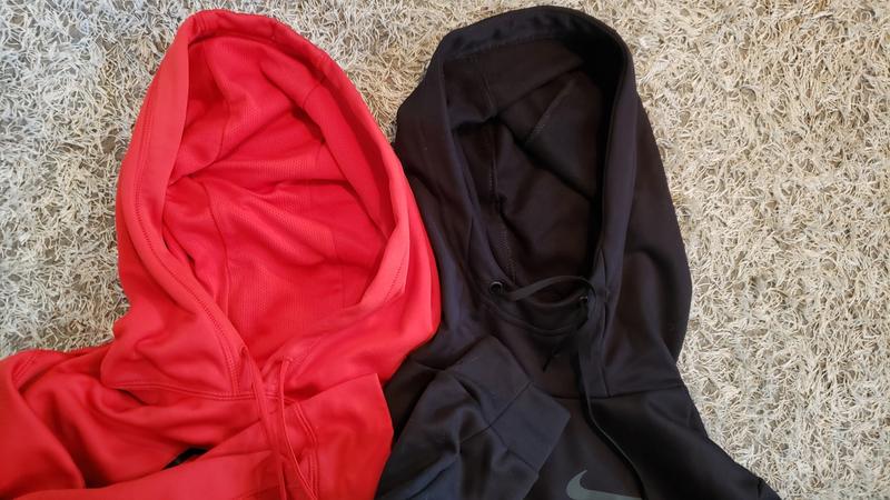 Red is a Therma-Fit from 2015 or so, black is new Therma hoodie