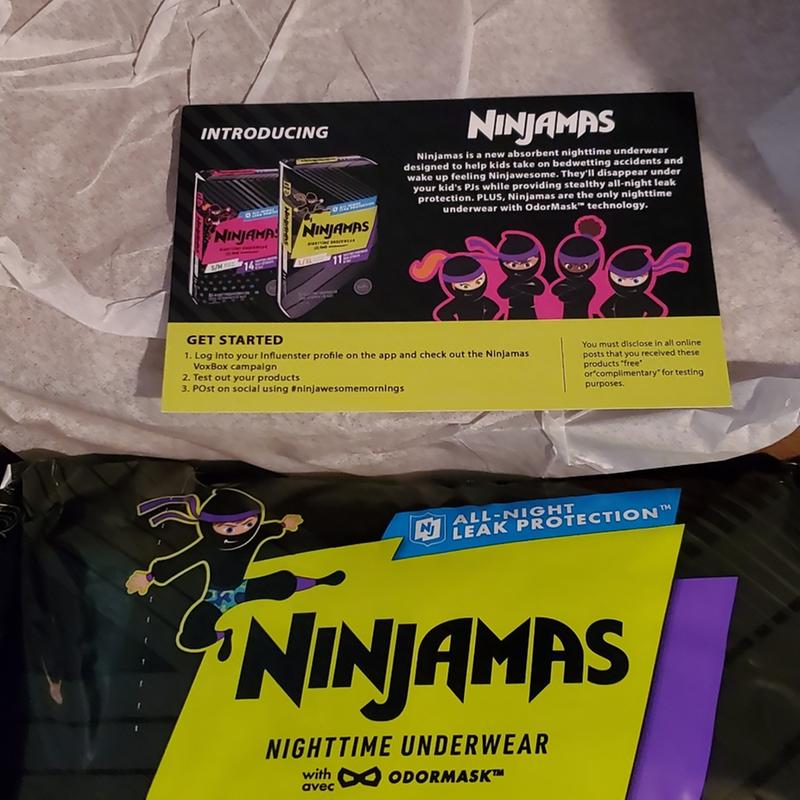 Pampers Ninjamas Nighttime Bedwetting Underwear Boys Size S/M (38
