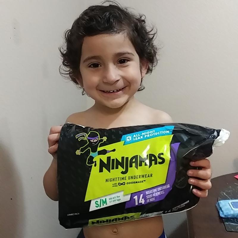 Ninjamas Nighttime Bedwetting Underwear for Boys (Size: Small - Extra – RJP  Unlimited