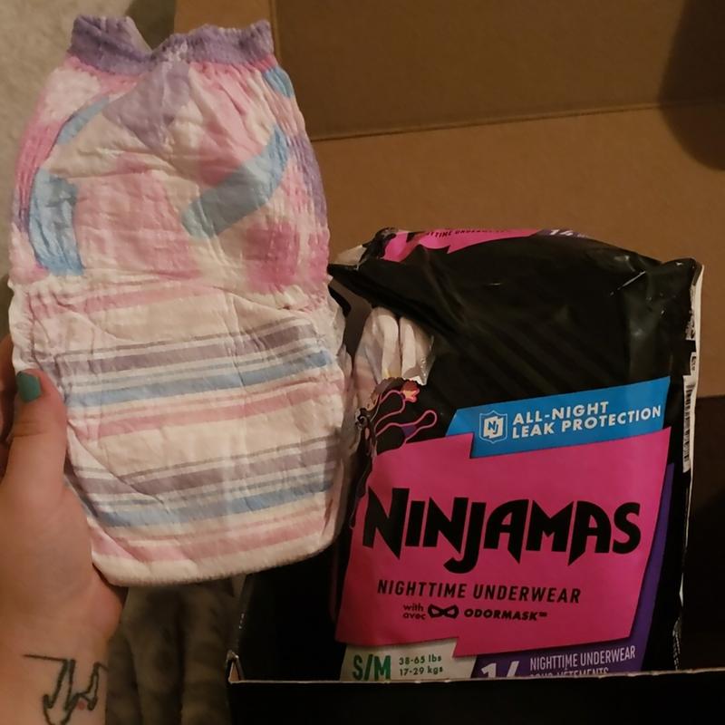 Ninjamas Nighttime Underwear All-Night Leak Protection S/M 38-65 lbs - 14  ct pkg