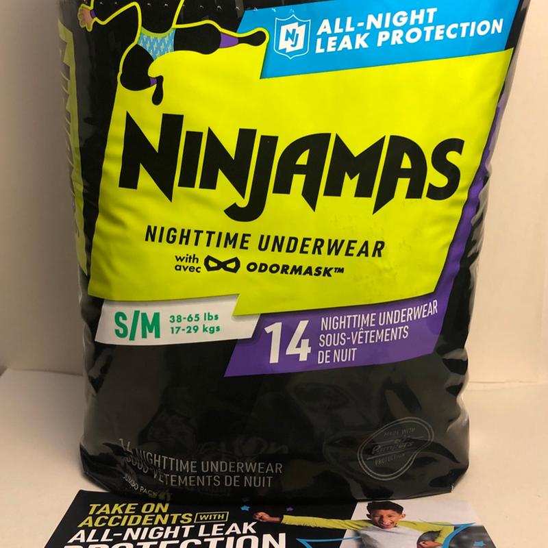Save on Ninjamas Nighttime Underwear All Night Leak Protection Boy S/M  (38-65) lbs Order Online Delivery