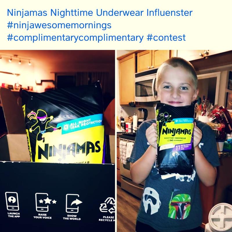 Ninjamas Nighttime Bedwetting Underwear Boy, Size S/M, 44 Count