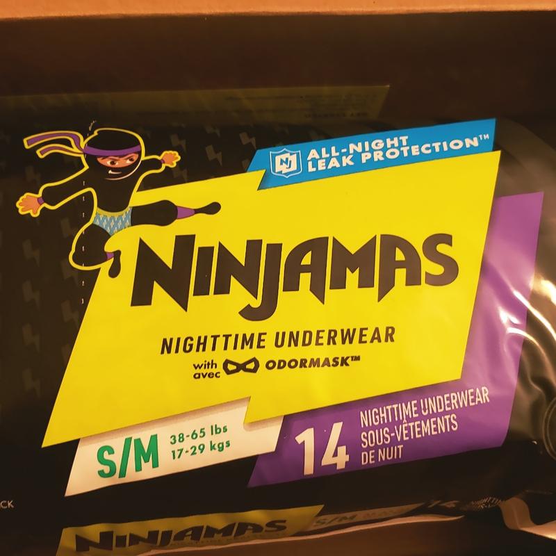 Ninjamas Nighttime Bedwetting Girls Underwear Size L/XL, 34 ct - Pick 'n  Save