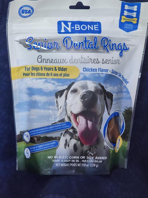 N Bone Senior Dental Rings Chicken Flavor npicpet