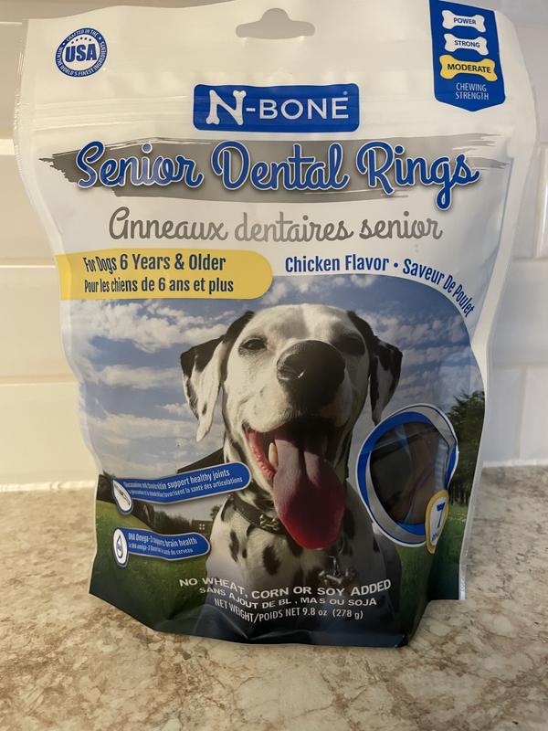 N Bone Senior Dental Rings Chicken Flavor npicpet