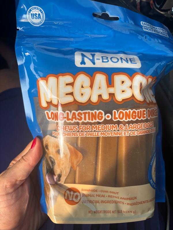 Mega-Bone Mac n' Cheese Flavor Chew (1 Bag, 6 Counts) | N-Bone® – NPIC