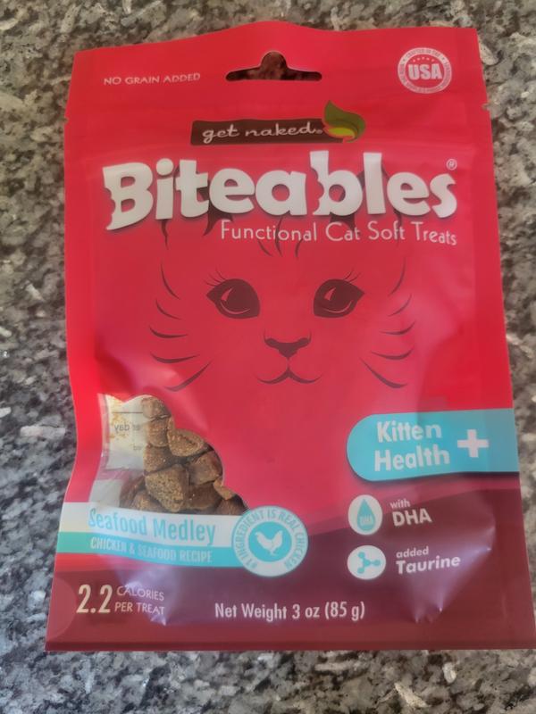 Get Naked Biteables Kitten Health Functional Soft Treats npicpet