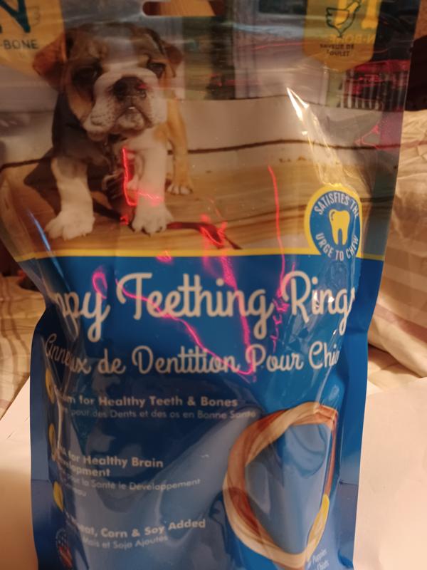 N Bone Puppy Teething Rings Chicken Flavor Chew Treats 7.2 oz. Count of 6 Petco