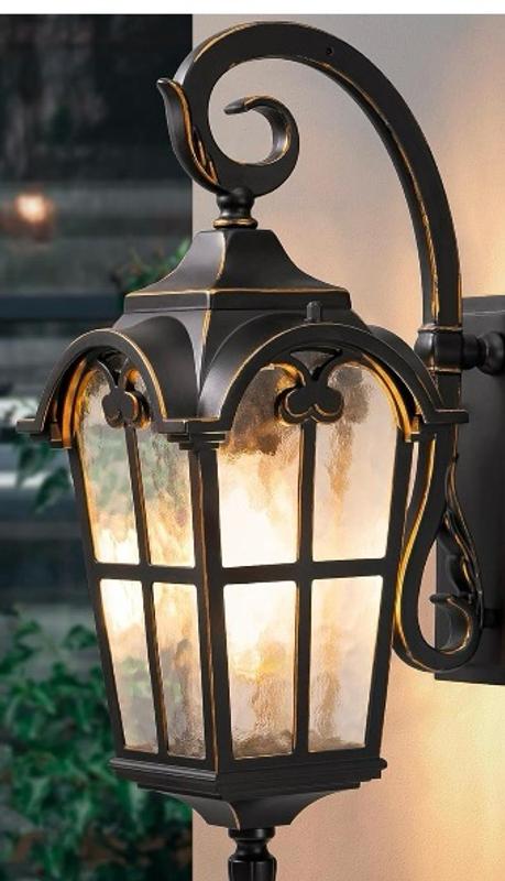 Cedar Hill 1 -Light 17-in H Matte Black Hardwired Dusk to Dawn