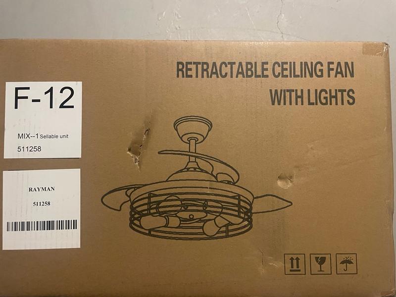 Cedar Hill 19-in Black with ABS Blades Covered Outdoor Flush Mount ...