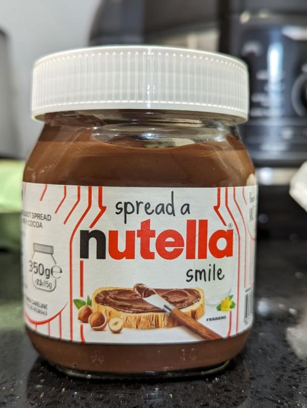 Buy Nutella Hazelnut Spread With Cocoa 350 Gm Jar Online At Best Price - View #3