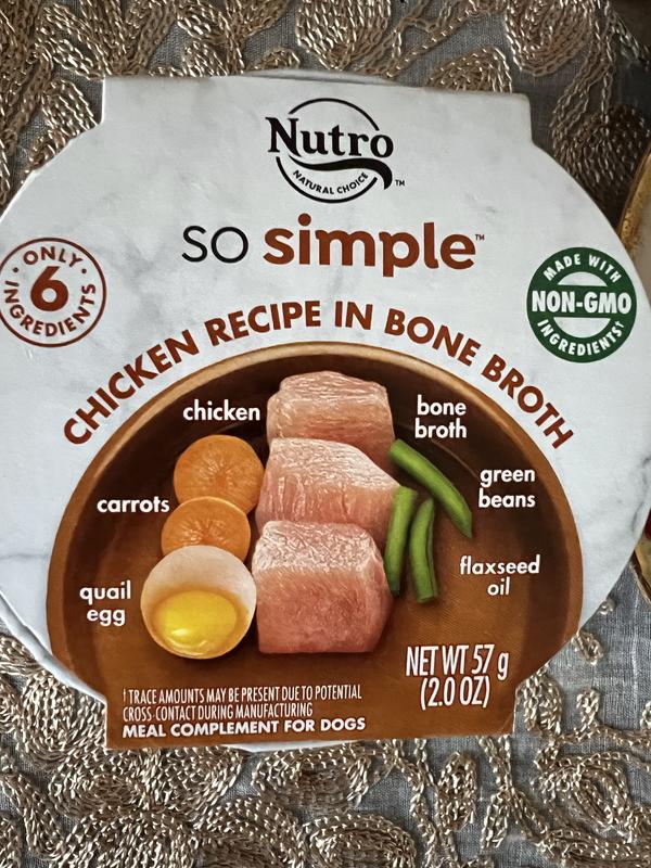 Nutro canned dog outlet food