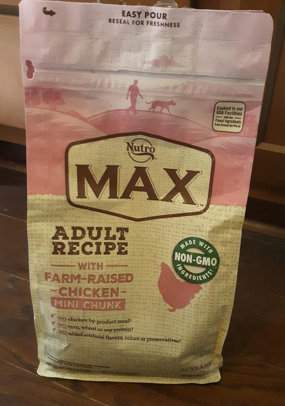 Mars Pet Care Nutro Max Adult Chicken Mini Chunk Dry Dog Food 4lb