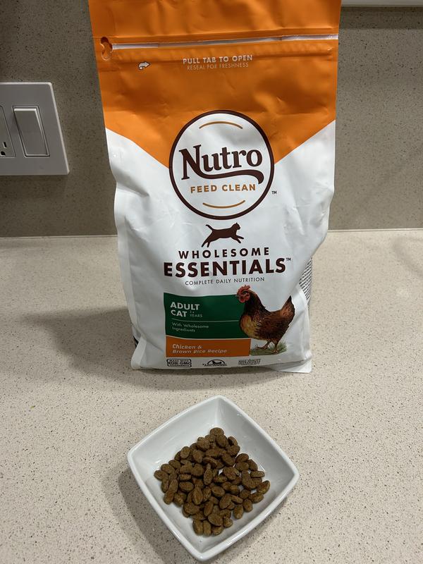 Nutro Wholesome Essentials Natural Dry Cat Food Adult Cat Chicken Brown Rice Recipe 5 lb. Bag Meijer