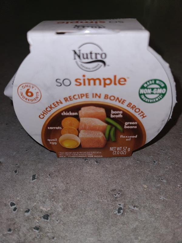 NUTRO So Simple Meal Complement Wet Dog Food Chicken Recipe in