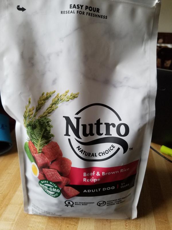 NUTRO NATURAL CHOICE Adult Dry Dog Food Beef Brown Rice Recipe