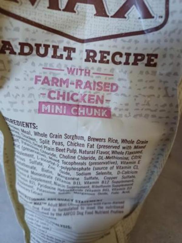 Nutro max grain clearance free chicken mini chunk