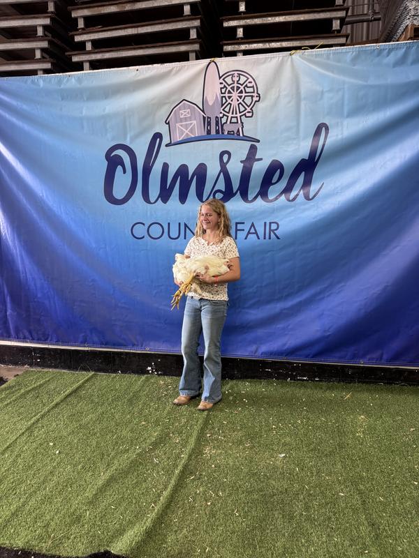 Grand Champion female market chickens