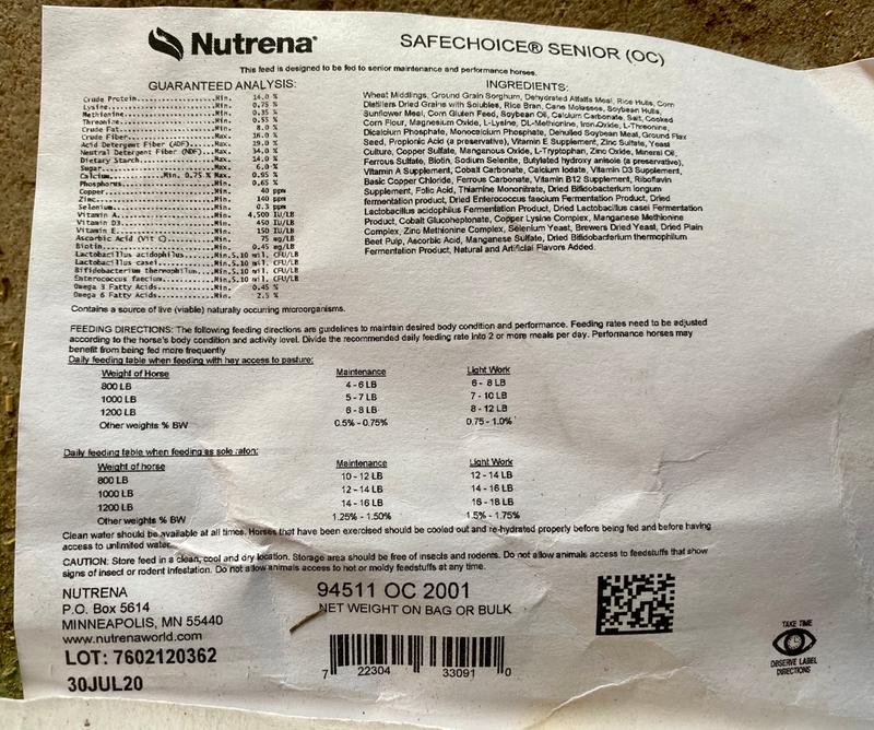Nutrena ProForce Fuel Horse Feed, 50, 57 OFF