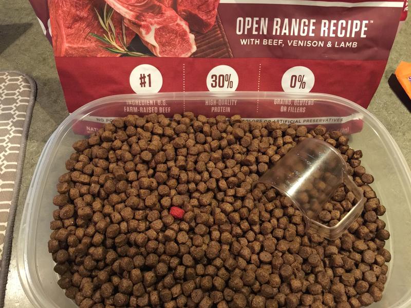 Peak open store range dog food