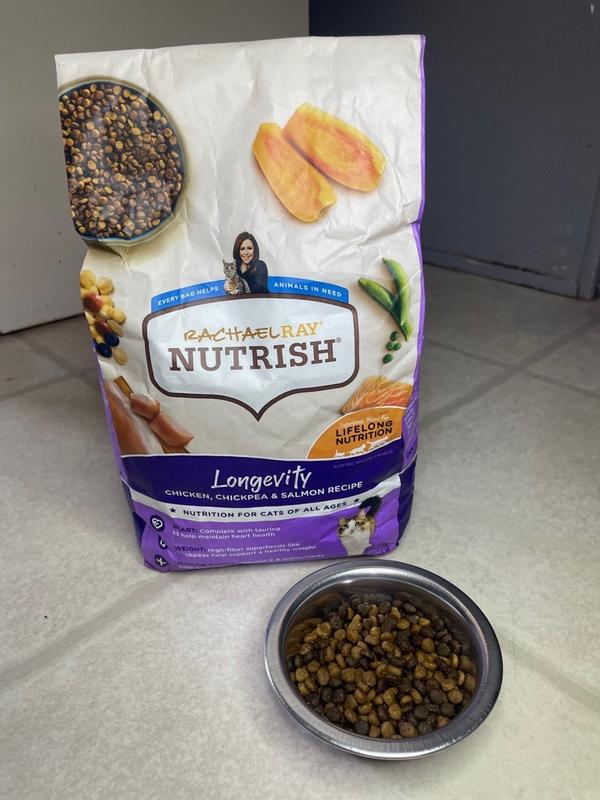 Rachael Ray Nutrish Longevity Natural Dry Cat Food Chicken with