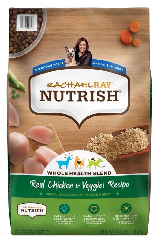 Rachael Ray Nutrish Natural Real Chicken & Veggies Recipe Dry Dog Food ...