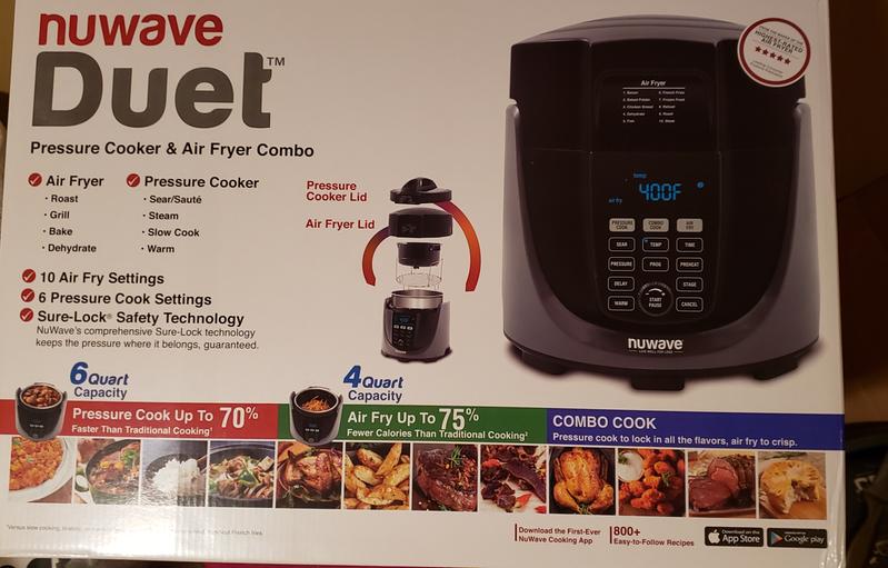 Nuwave duet pressure cooker and air fryer discount instructions