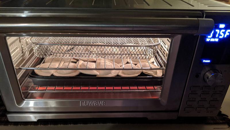 Nuwave nuwave bravo xl enamel baking pan & broiler rack, compatible with  bravo xl models (20801,20802, 20850, 20811)