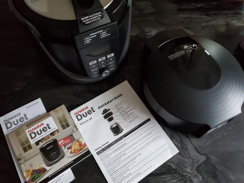 Duet Pressure Cooker Air Fryer combo
