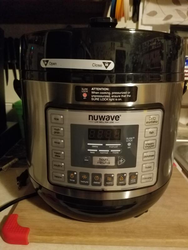 NUWAVE Nutri-Pot 6-Quart 33101 Quart Digital Pressure Cooker User Manual