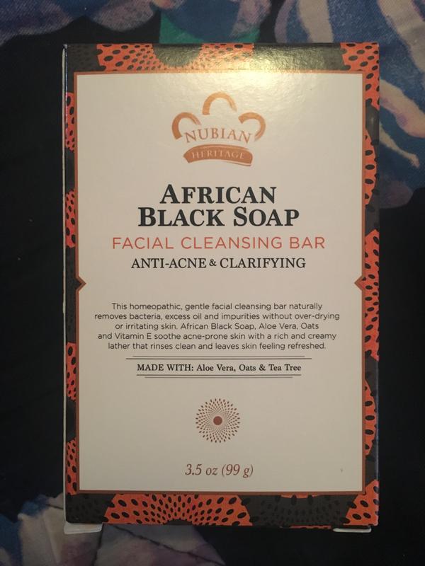 African Black Soap Facial Cleansing Bar Soap