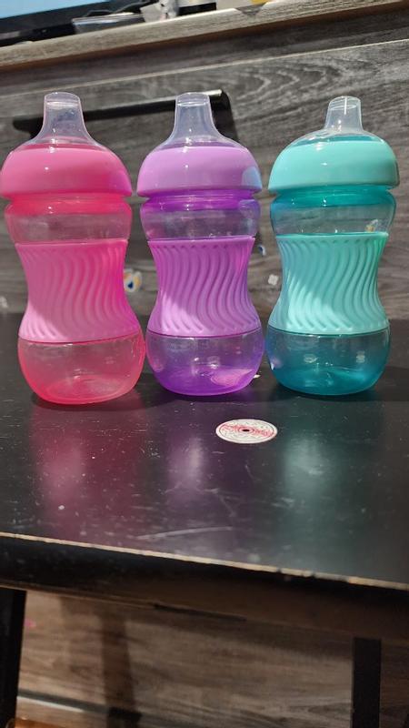Mini Gripper Soft Spout Sippy Cup with Sleeve (3 Pack) – Nuby