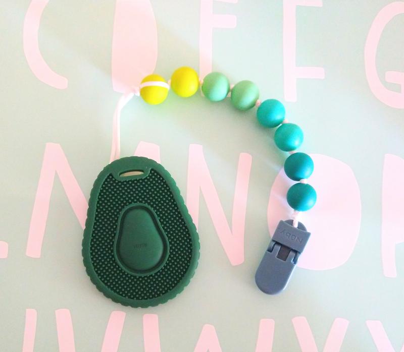 Silicone Teether with Pacifier Clip Pacifinder for Baby – Nuby