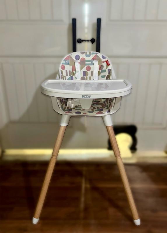 4-in-1 Multi-Use High Chair Dark Beige – Nuby